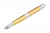 Slide&Tap ручка для микроблейдинга золотая